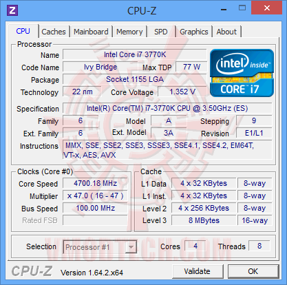 cpu z 01 CORSAIR VENGEANCE Pro Series DDR3 1866 MHz CL9 16GB Memory Kit Review
