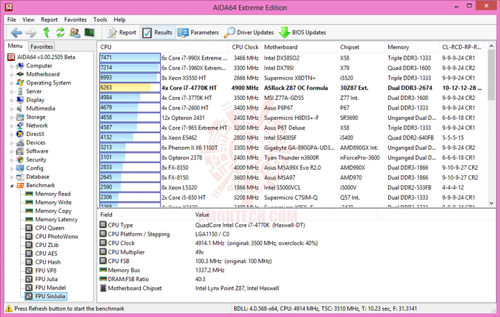 e10 ASRock Z87 OC Formula Motherboard Review เวรี่ควิกเทสต์ แรงหลังทะลุเบาะ