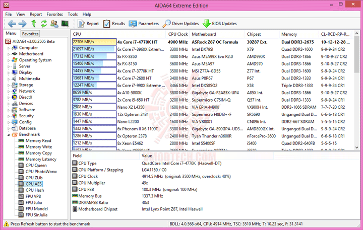 e5 ASRock Z87 OC Formula Motherboard Review เวรี่ควิกเทสต์ แรงหลังทะลุเบาะ