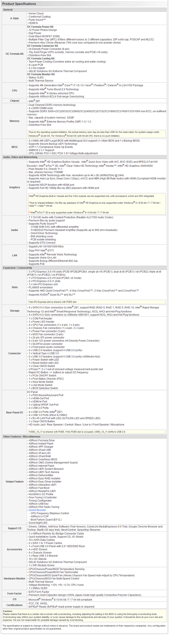 s2 ASRock Z87 OC Formula Motherboard Review เวรี่ควิกเทสต์ แรงหลังทะลุเบาะ