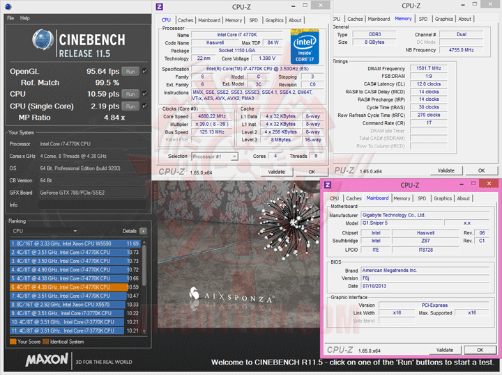 c115 GIGABYTE G1.Sniper 5 Gaming Motherboard Review
