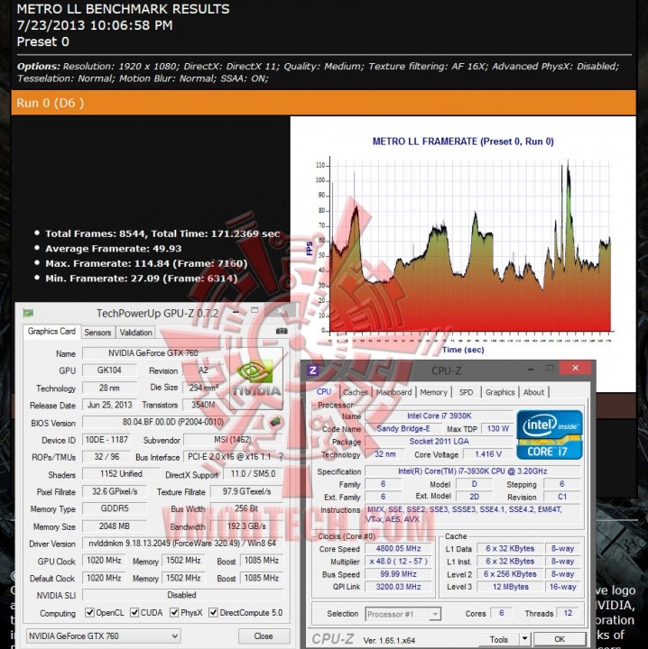 7 23 2013 10 07 27 pm 718x720 MSI GeForce GTX 760 OC Edition TWIN FROZR IV Gaming Series Review