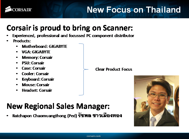 slide1 9 ชมงาน CORSAIR ผนึกกำลังร่วมกับ SCANNER จัดงาน CORSAIR H2/2013 Kick Off & Party Night