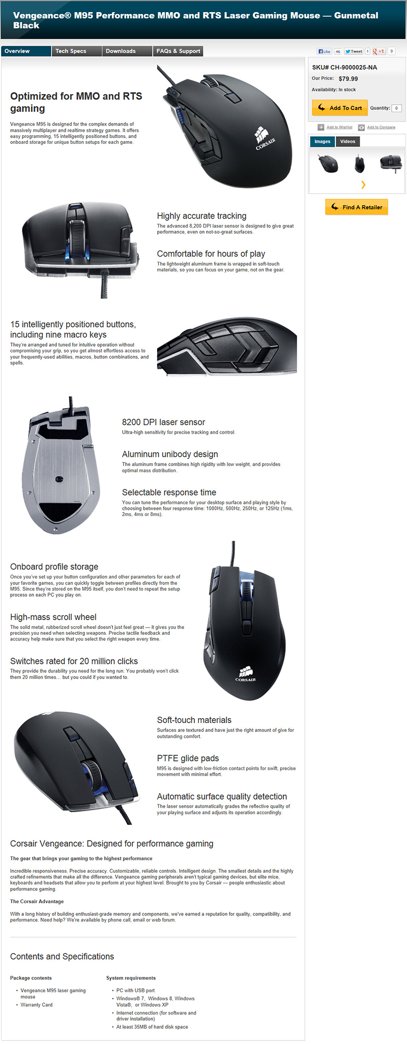 8 3 2013 12 14 41 am Corsair Vengeance M95 Performance MMO and RTS Laser Gaming Mouse Review
