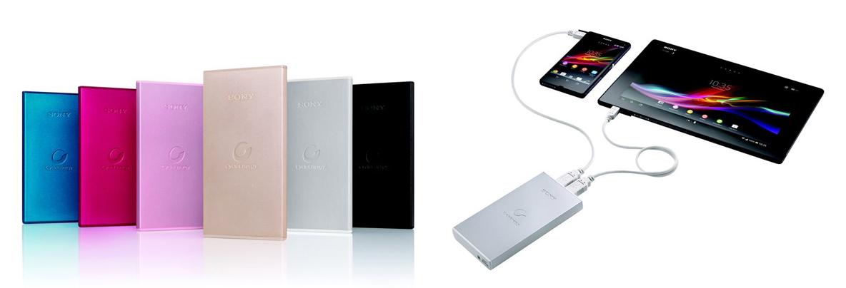 01 01 โซนี่วางตลาดที่ชาร์จแบตเตอรี่พกพา 2 รุ่นใหม่ล่าสุด เต็มพลังกับความจุที่เหนือกว่า พกพาสะดวกด้วยขนาดที่บางเบากว่าเดิม