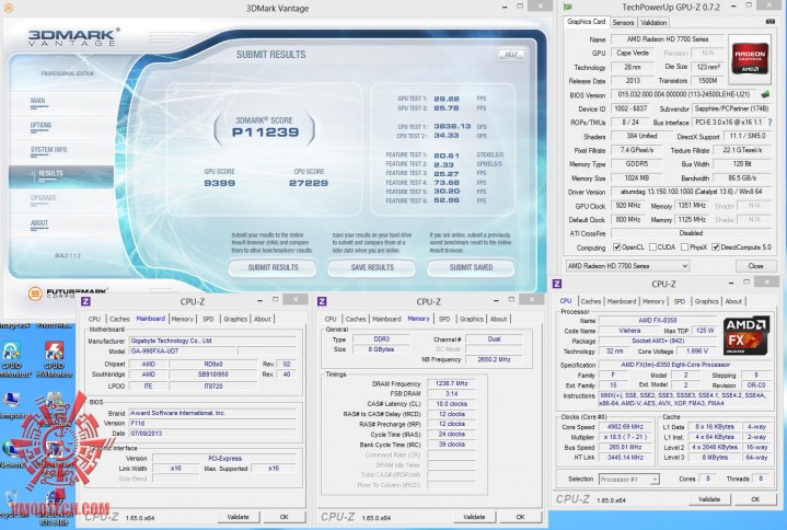 vantage oc 719x484 SAPPHIRE HD 7730 1GB GDDR5 