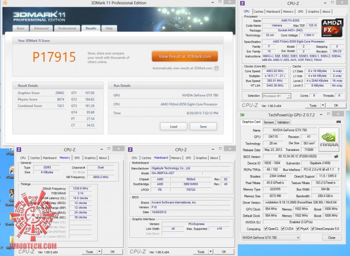 11 719x526 NVIDIA GeForce GTX 780 3 Ways SLI On AMD FX 8350 Performance