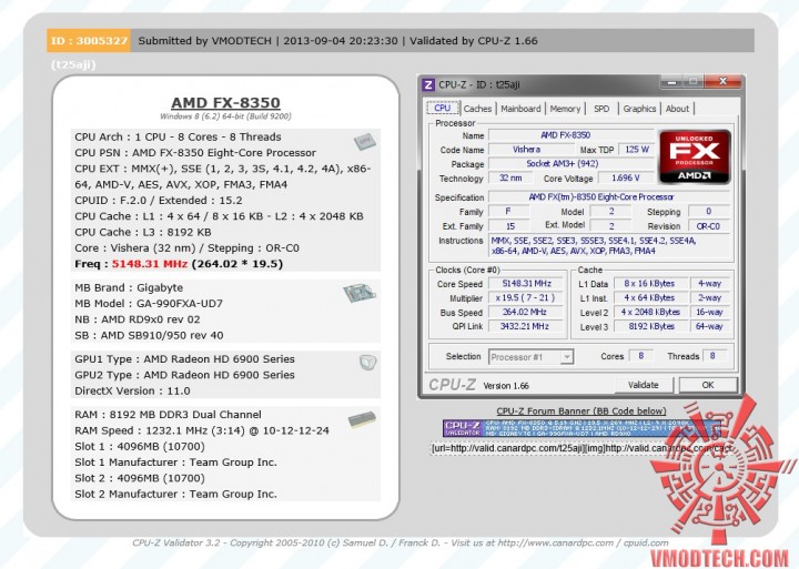 5148ghz validated 720x513 AMD FX 8350 On Air Cooling Test  With Cooler Master V8 GTS 