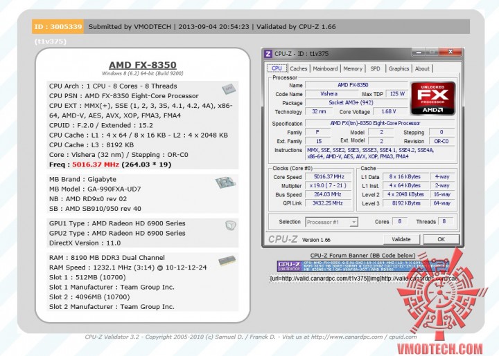 5ghz validated 720x515 AMD FX 8350 On Air Cooling Test  With Cooler Master V8 GTS 