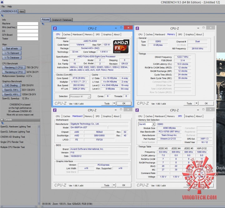 cinebench9 2 720x666 AMD FX 8350 On Air Cooling Test  With Cooler Master V8 GTS 