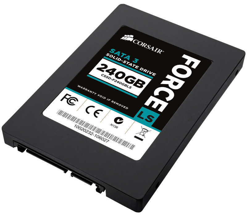 ssdv2_fls_angle_240gb ssdv2 fls angle 240gb Corsair ขอแนะนำผลิตภัณฑ์ใหม่ในกลุ่ม SSD ตระกูล Force Series LS SSD ราคาคุ้มค่าสำหรับ Notebook และ Desktop PCs