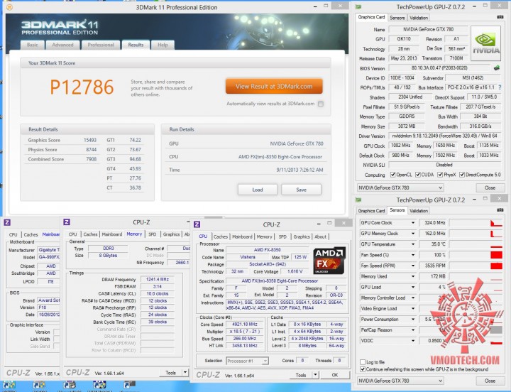 11-oc 11 oc 720x552 MSI GeForce GTX 780 LIGHTNING On AMD FX 8350 Test Review