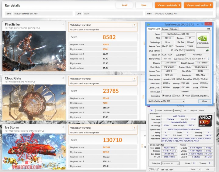 3dmark2 3dmark2 720x567 MSI GeForce GTX 780 LIGHTNING On AMD FX 8350 Test Review