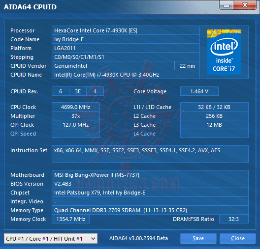 ed1 Intel Core i7 4930K Ivy Bridge E + MSI Big Bang XPower II + MSI GeForce GTX 780 LIGHTNING Review