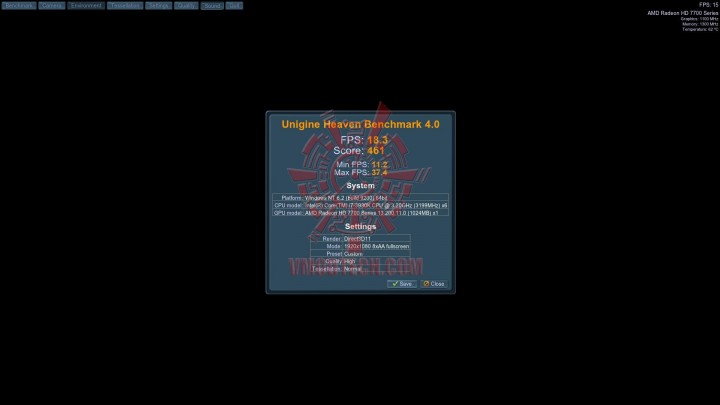 heaven 2013 08 24 01 20 03 55 720x405 SAPPHIRE HD 7770 GHz Edition OC 1GB GDDR5 VAPOR X Review