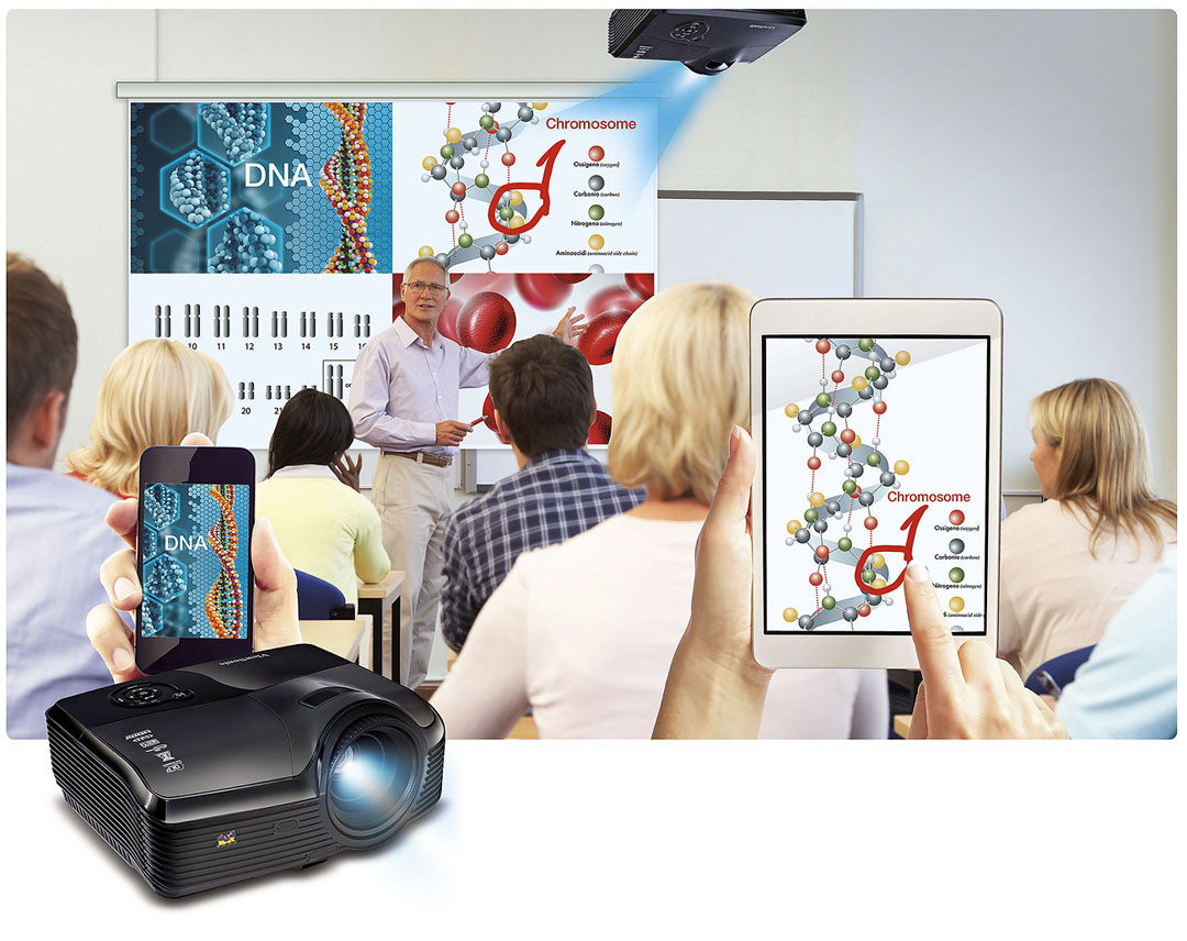 Auditorium hall with projection screen Auditorium hall with projection screen