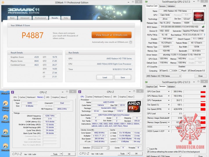 3d11 oc 720x540 SAPPHIRE HD 7770 GHz Edition OC 1GB GDDR5 VAPOR X On AMD FX 8350 Test