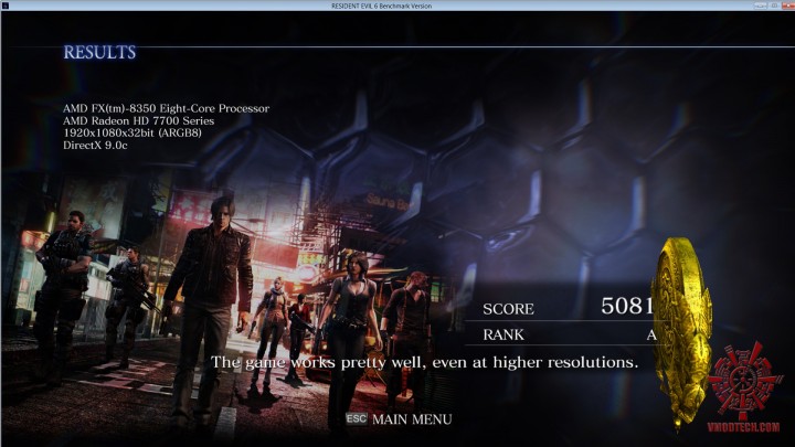 re6 oc 720x405 SAPPHIRE HD 7770 GHz Edition OC 1GB GDDR5 VAPOR X On AMD FX 8350 Test