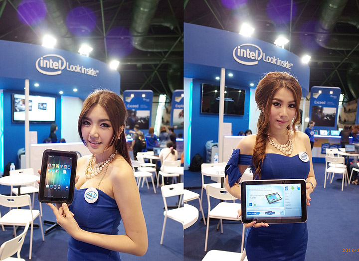 017 017 อินเทลรุกตลาดโมบายล์ โชว์ผลิตภัณฑ์หลากรุ่น ในงาน ไทยแลนด์ โมบายล์ เอ็กซ์โป 2013