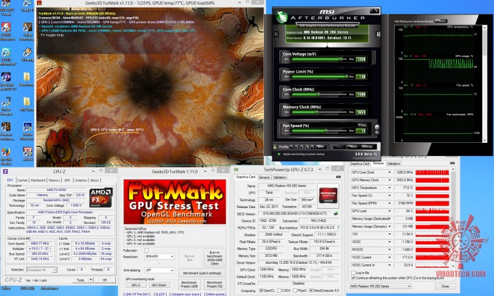 furmark 720x431 AMD RADEON HD 7970 @ AMD RADEON R9 280X MOD BIOS