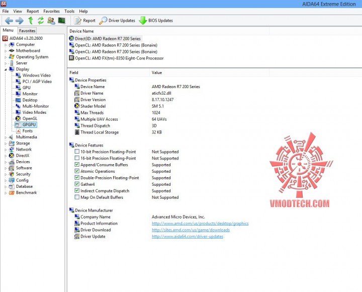 aida64 720x580 AMD RADEON HD 7790 @ AMD RADEON R7 260X MOD BIOS