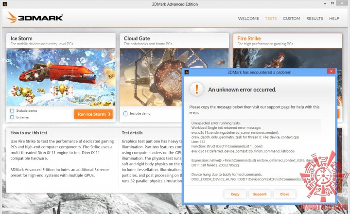 fire error 720x440 AMD RADEON HD 7790 @ AMD RADEON R7 260X MOD BIOS