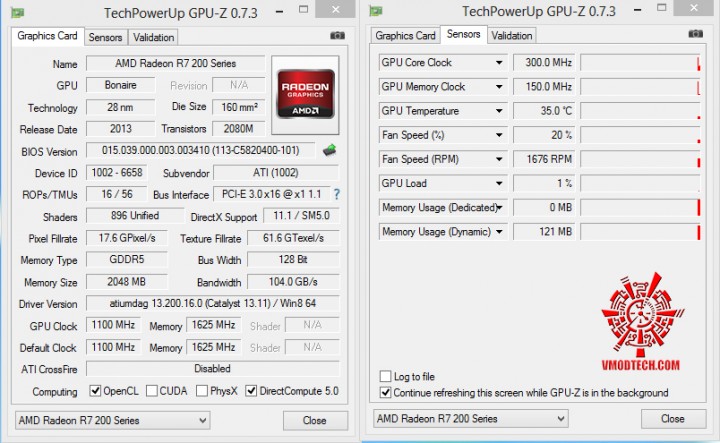 gpuz1 720x443 AMD RADEON HD 7790 @ AMD RADEON R7 260X MOD BIOS