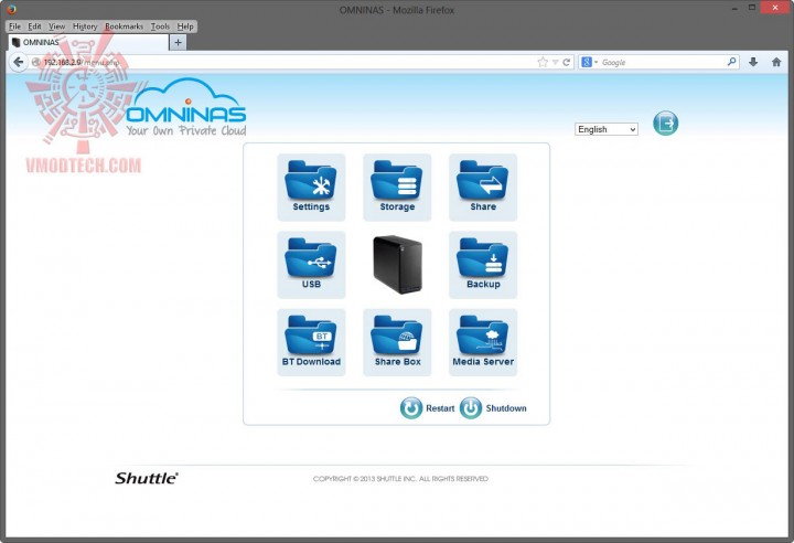 main main 720x492 SHUTTLE OMNINAS KD22 2 bay NAS