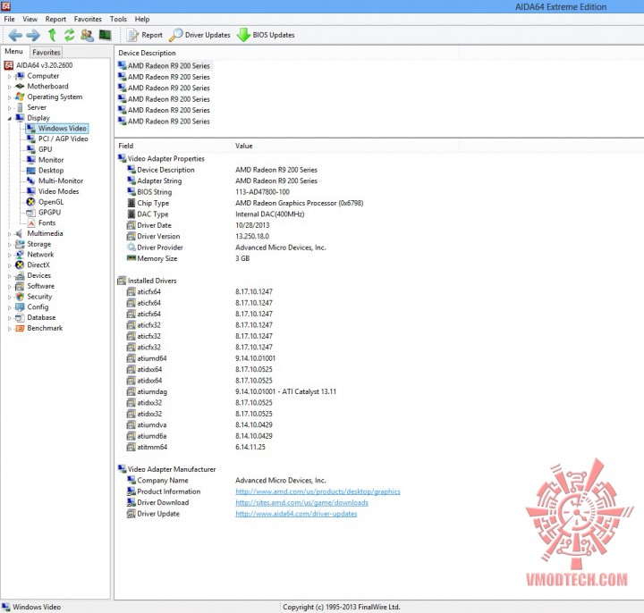aida 720x686  ASUS R9 280X DirectCU II TOP