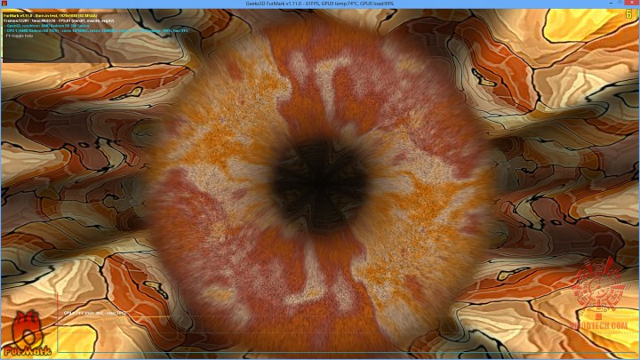 furmark 720x405  ASUS R9 280X DirectCU II TOP