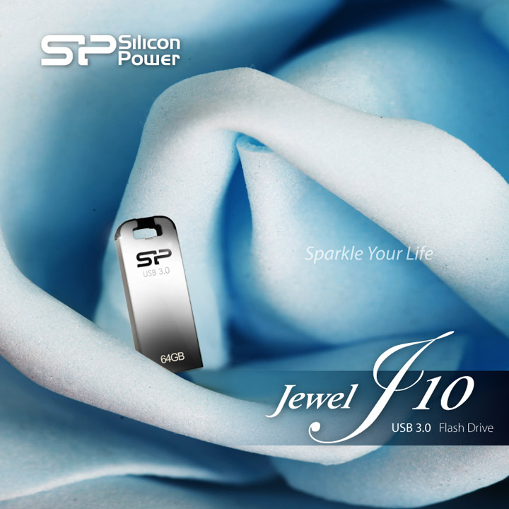 SP / Silicon Power ขอแนะนำ เพนไดร์ฟ USB 3.0 “Jewel J10”  ความสมบูรณ์แบบที่ผสานกันได้อย่างลงตัว ระหว่างความสวยงามและเทคโนโลยี