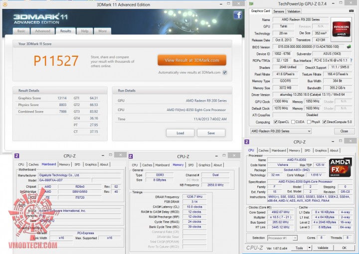 3d11 1300 720x510  ASUS R9 280X DirectCU II TOP