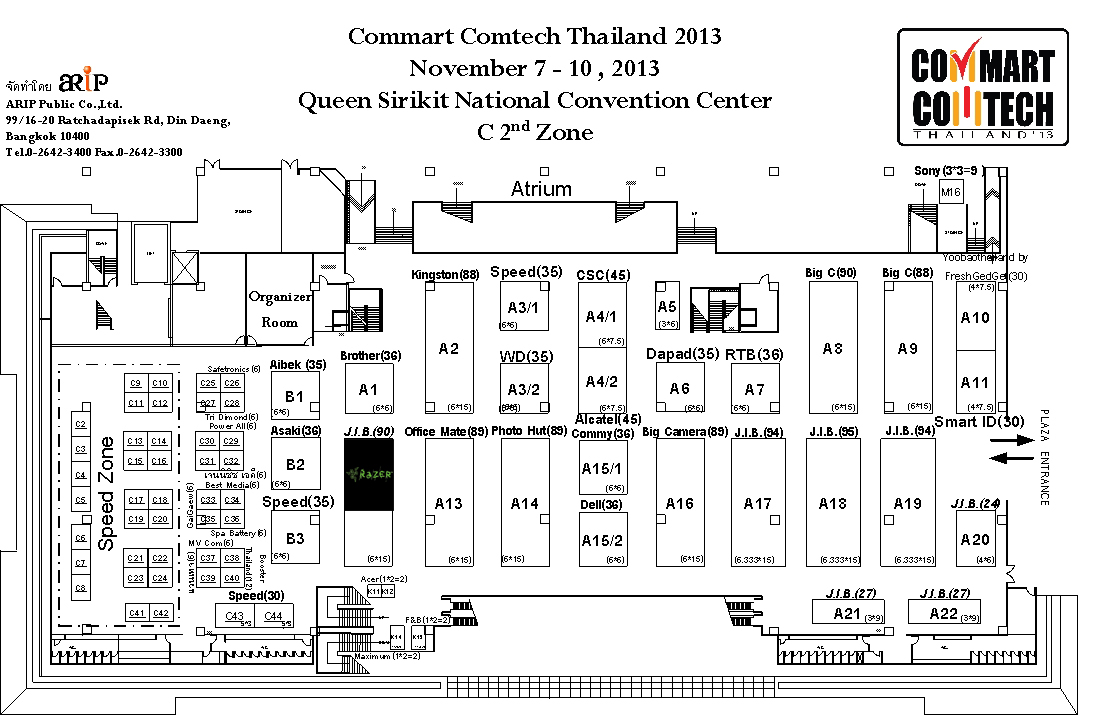 plan-commart-comtech-thailand-2013-whitec2 plan commart comtech thailand 2013 whitec2 Ascenti Resources นำทัพสินค้า “RAZER” จำหน่ายในงาน Commart Comtech 2013 อย่างยิ่งใหญ่ส่งท้ายปี