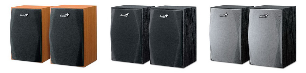 011 011 Genius SP HF150 ลำโพงไม้ขับเคลื่อนด้วยไฟจากพอร์ต USB