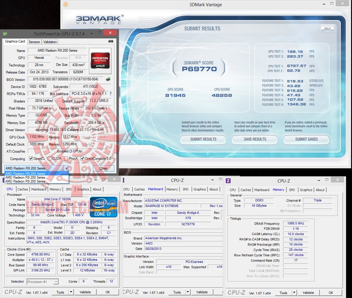 van1 van1 AMD RADEON R9 290X 3 Ways CrossFireX Review