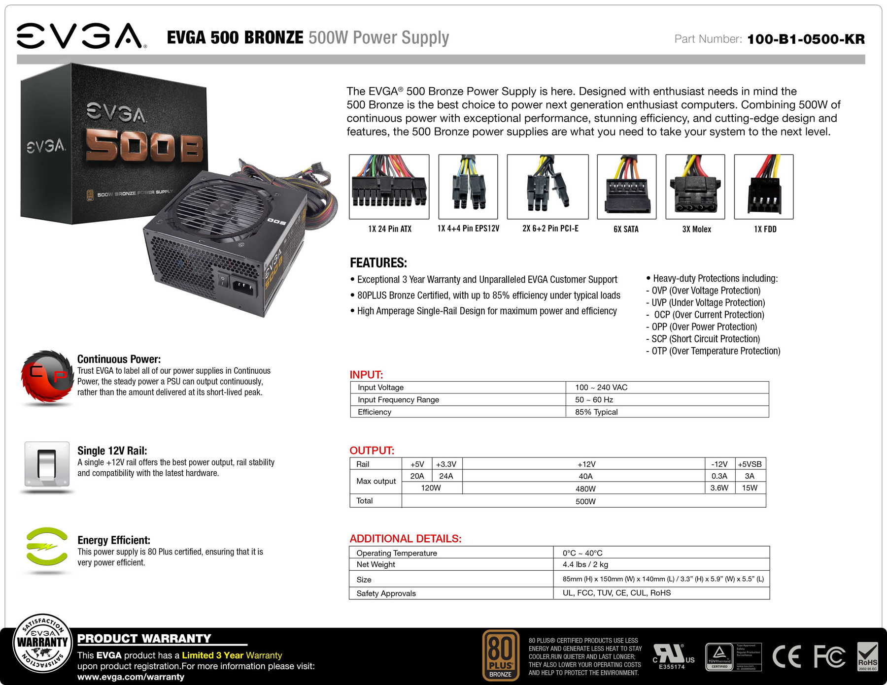 intro 03 EVGA 500B Bronze Power Supply Review
