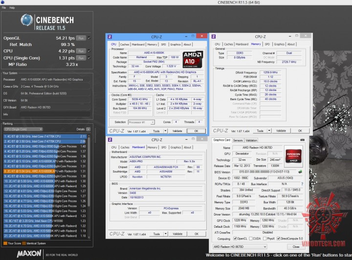 cine11 720x532 ASUS A88X PRO