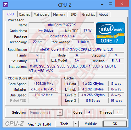 cpu z 01 CORSAIR Hydro Series™ H75 Liquid CPU Cooler Review