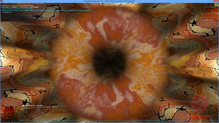 furmark furmark 720x405 GIGABYTE GeForce GTX 780 Ti OC Version WINDFORCE 3X ON AMD FX 8350