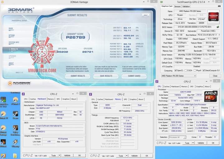vt 719x509 POWERCOLOR RADEON R9 270X ON AMD FX 9590 