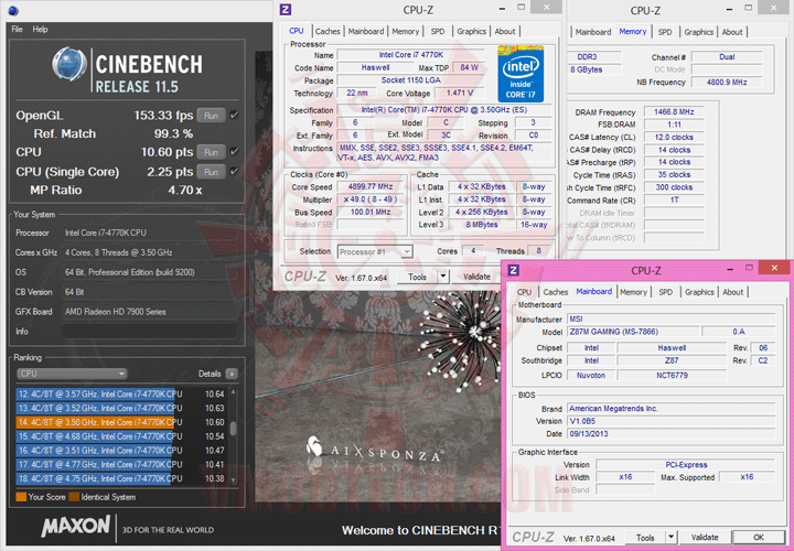 c115 MSI Z87M GAMING Micro ATX Motherboard Review