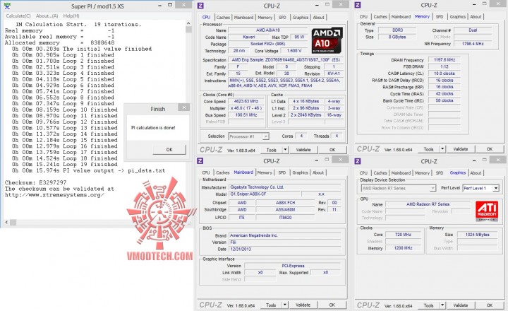 superpi1mb 720x440 GIGABYTE G1.SNIPER A88X (Rev 3.0) ON AMD A10 7850K 