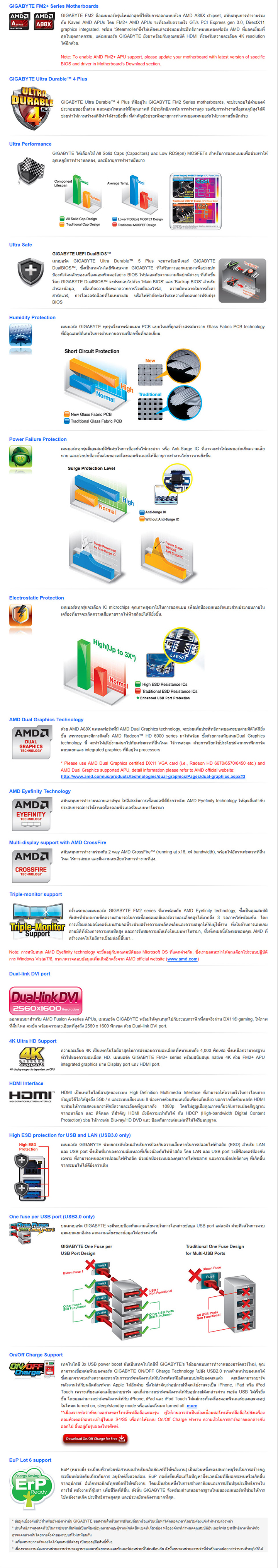 spec1 spec1 GIGABYTE F2A88XM HD3