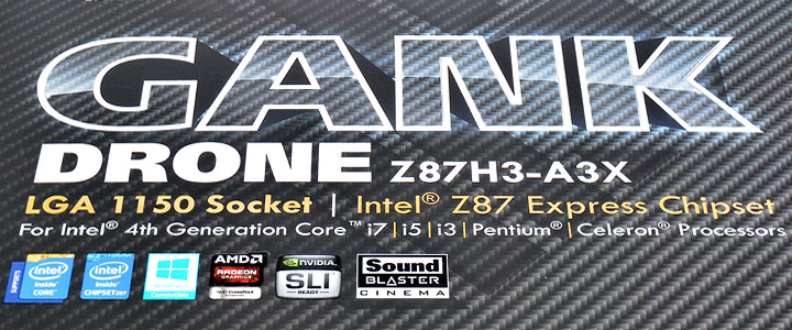 gank drone ECS L337 GANK DRONE Z87H3 A3X Motherboard Review