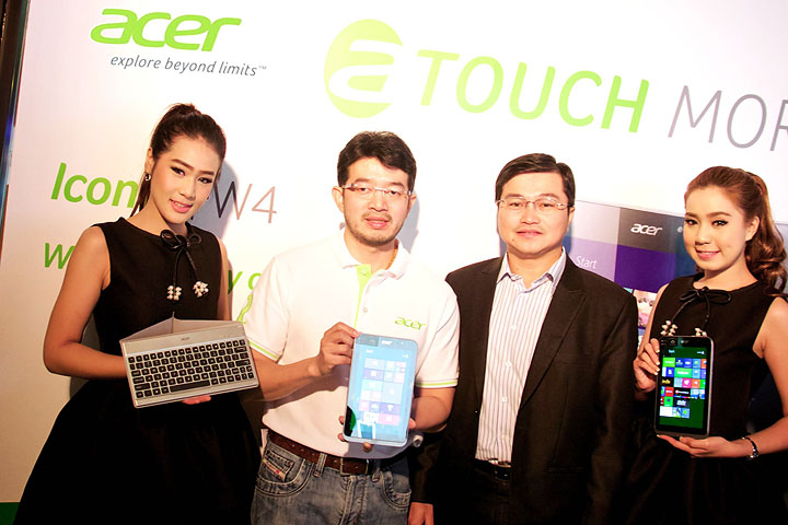 01 เอเซอร์ สู้ศึกปีม้ารุกหนักตลาดโมบายพีซี  เปิดตัว Acer Iconia W4 ระบบปฏิบัติการ Windows8  พร้อมตอบโจทย์เวิร์ค แอนด์ เพลย์  เสริมประสบการณ์ใช้งานอุปกรณ์ไอที