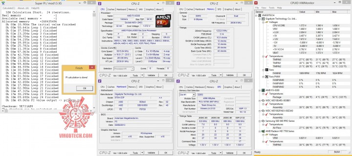 superpi32 720x320 GIGABYTE GA 970A D3P (rev. 1.0)