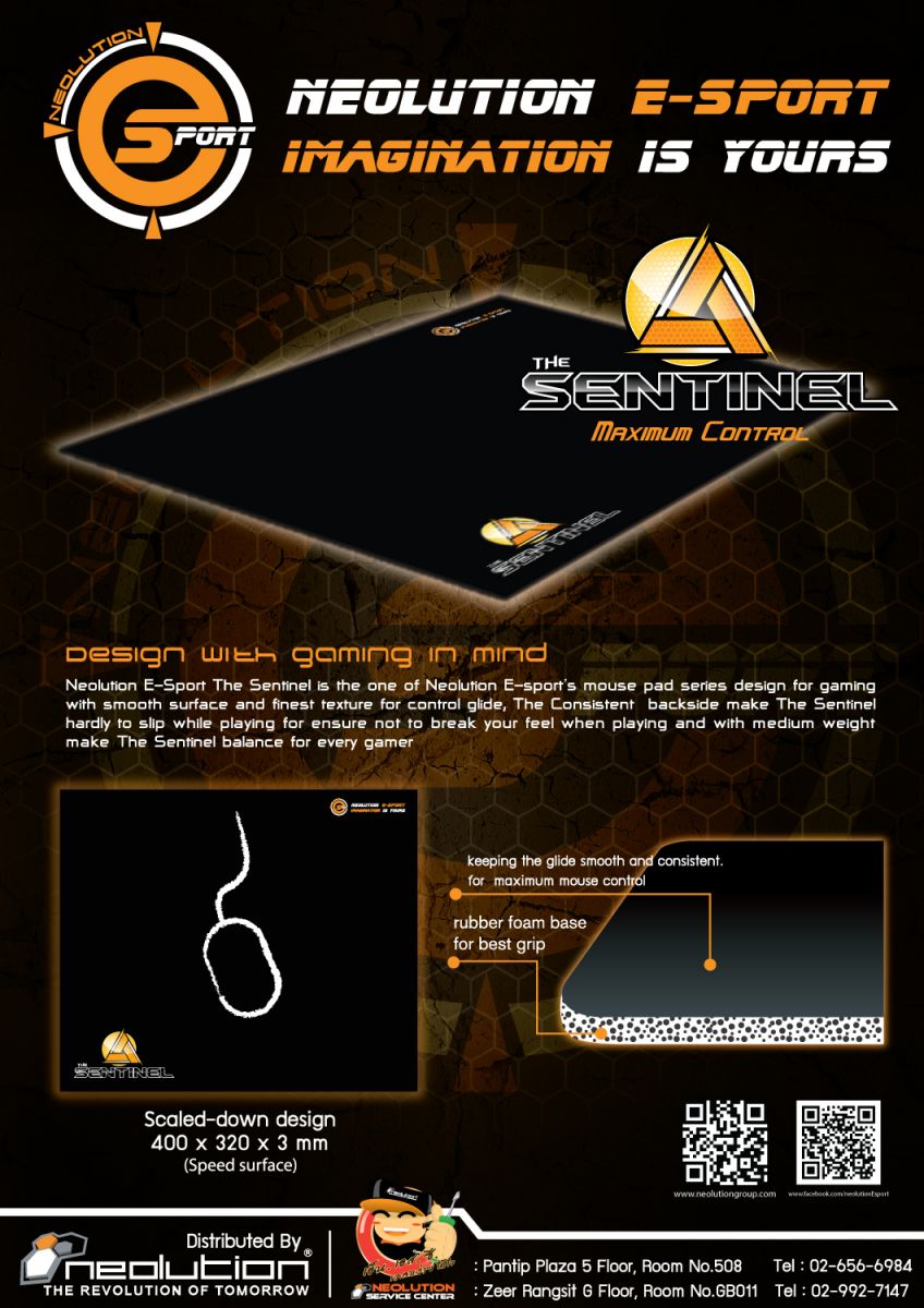 sentinel-catalog sentinel catalog Neolution E Sport THE SENTINEL Gaming Mouse Pad Review
