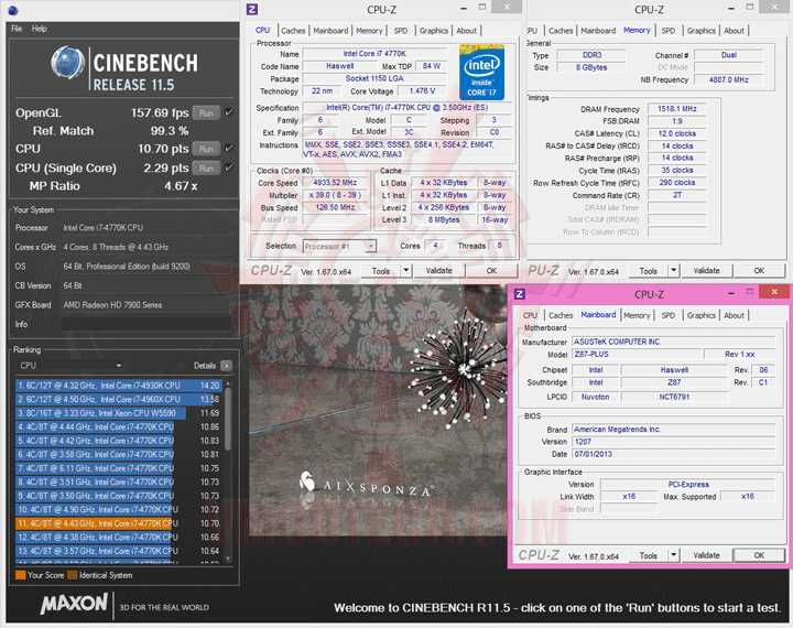 c115 c115 ASUS Z87 PLUS Motherboard Review