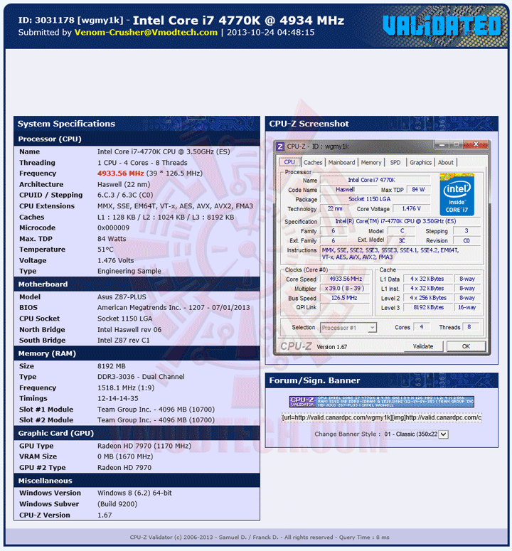 va ASUS Z87 PLUS Motherboard Review