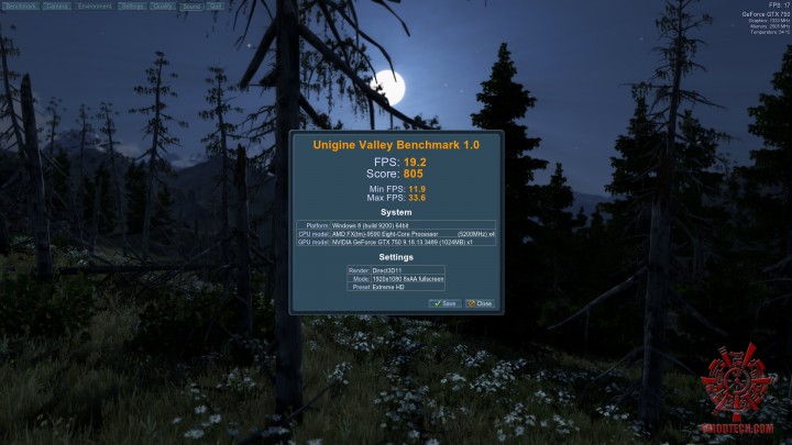 valley 2014 03 06 15 00 35 41 720x405 MSI GeForce GTX 750 FROZR OC Version Gaming Series ON AMD FX 9590 